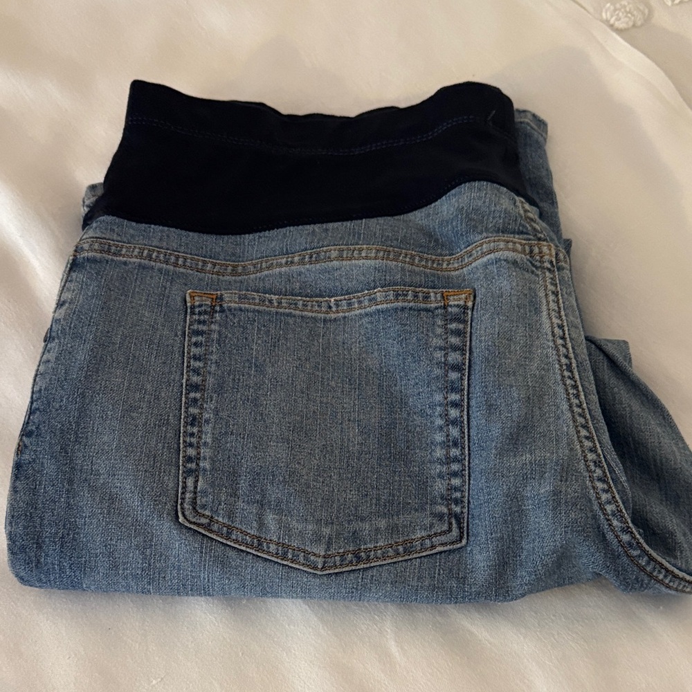 Maternity Liz Lange Blue Straight Leg Women's Jeans